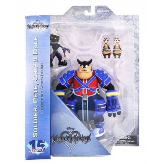 Soldier, Pete, Chip & Chop Kingdom Hearts pack figuras