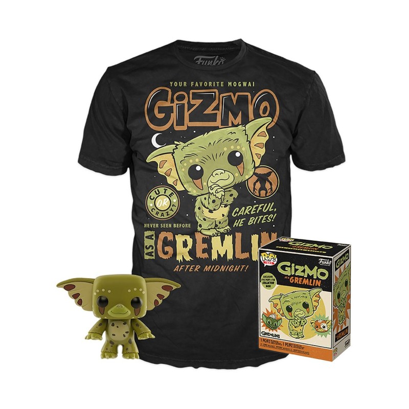 Gizmo as a Gremlin POP! Tees figura y camiseta Talla L