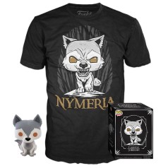 Nymeria Game of Thrones POP! Tees figura y camiseta Talla M