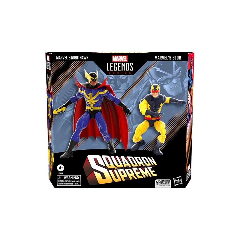 Squadron Supreme Nighthawk Blur pack Marvel Legends figura 15 cm