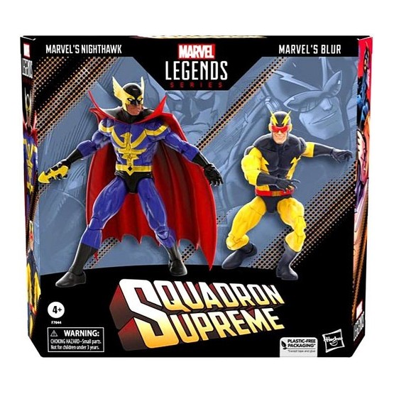Squadron Supreme Nighthawk Blur pack Marvel Legends figura 15 cm