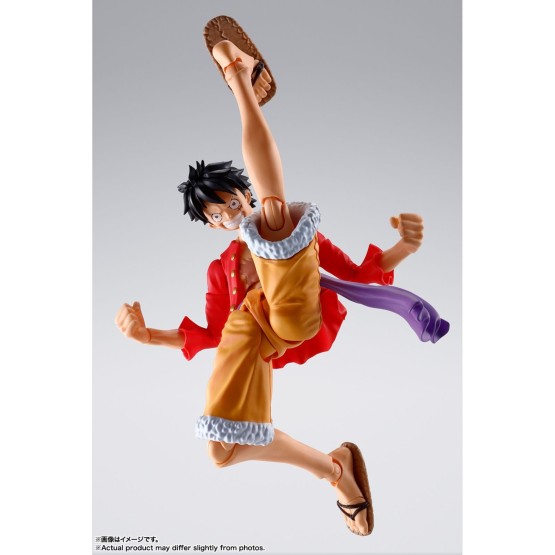 Monkey. D. Luffy S.H. Figuarts Raid of Onigashima figura 14 cm