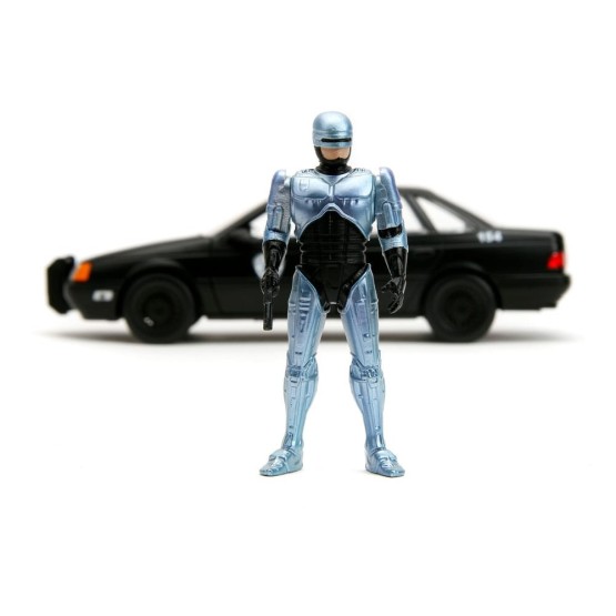 Robocop OCP Ford Taurus 1986 vehículo escala 1/24 diecast