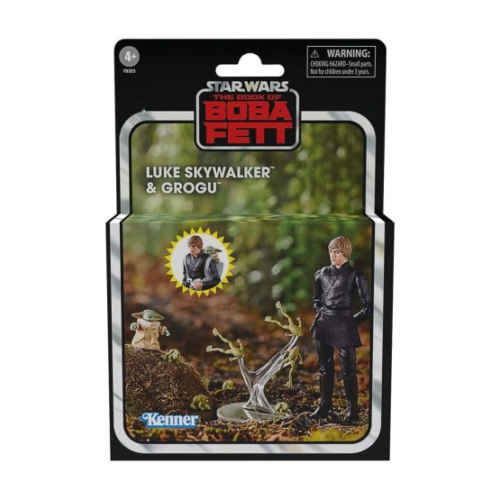 Luke Skywalker & Grogu VC SW: The Book of Boba Feet The Vintage Collection figura 9,5 cm