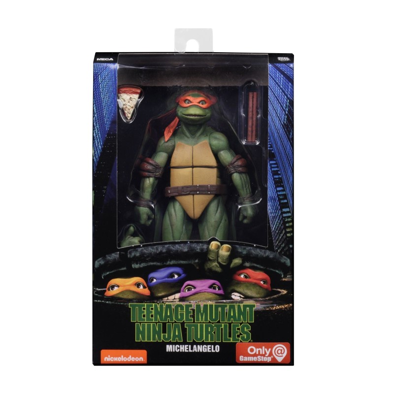 Michelangelo Tortugas ninja TMNT Neca figura 18 cm