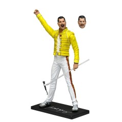 Freddie Mercury (Yellow Jacket) 1986 Magic Tour Neca figura 18 cm