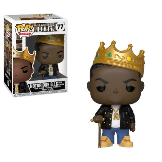 Funko POP! 77 Notorious B.I.G. with crown Funko POP! 77 Notorious B.I.G. with crown