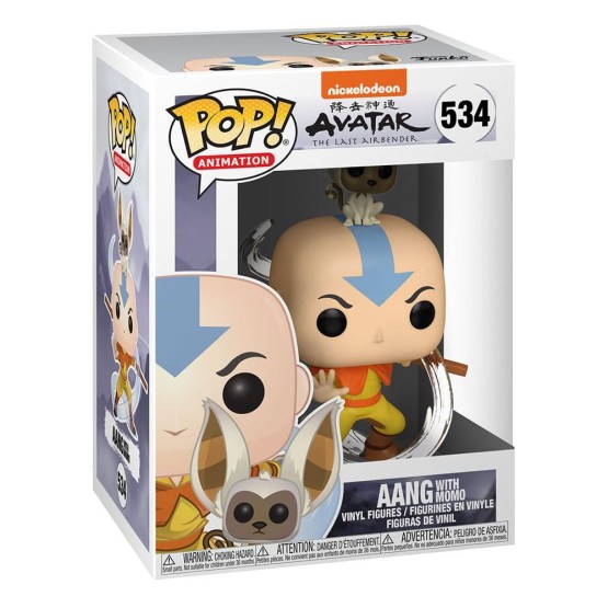 Funko POP! 534 Aang with Momo ( Avatar)