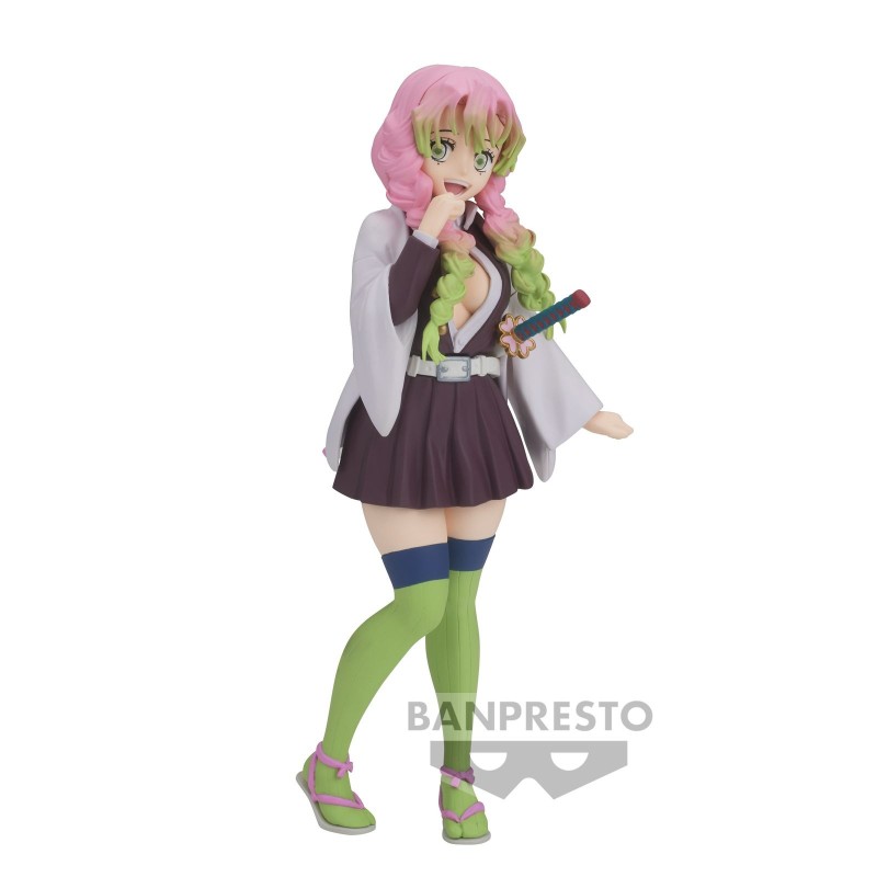 Mitsuri Kanroji Demons Slayers Glitter and Glamours figura 22 cm