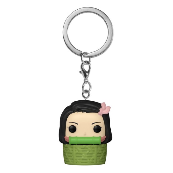 Nezuko Kamado en cesta Demon Slayer Pocket Pop Keychain! llavero 4 cm