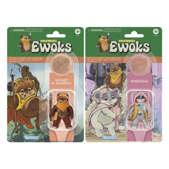 Ewoks Star Wars Wicked  Kneesaa Pack de 2 figuras 10 cm