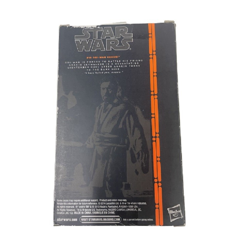 Obi-Wan Kenobi The Black Series 10 Orange line SW: The Phantom Menace figura 15 cm