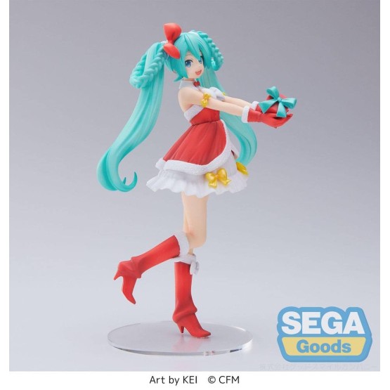 Hatsune Miku Chrismas Ver. 2022 figura 21 cm