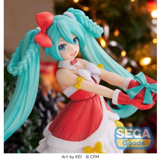 Hatsune Miku Chrismas Ver. 2022 figura 21 cm