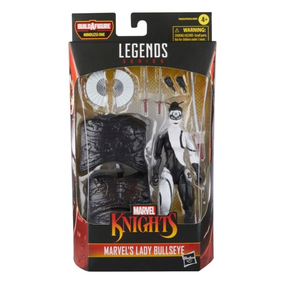 Lady Bullseye Marvel Legends Marvel Knights BAF Mindless One figura 15 cm