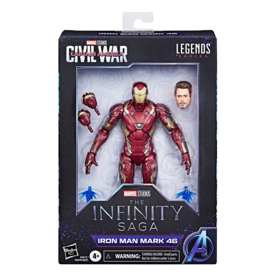 Iron Man Mark 46 Marvel Legends The Infinity Saga  figura 15 cm