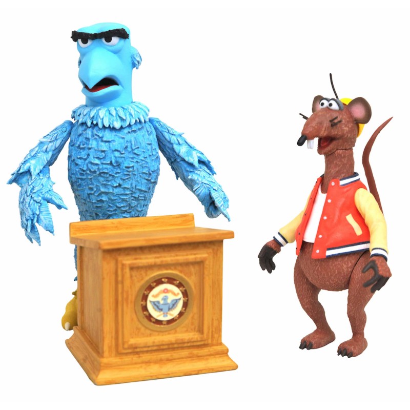 Sam the Eagle & Rizzo the RatThe Muppets  figuras 15 cm