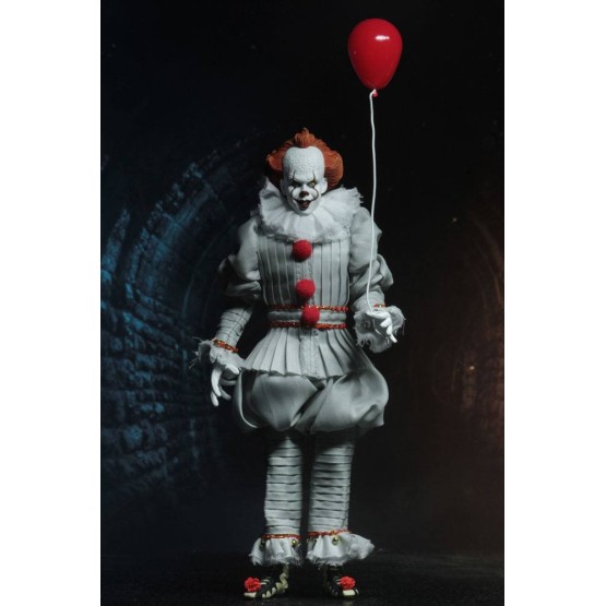 Pennywise Retro It 2017 Stephen King figura 20 cm