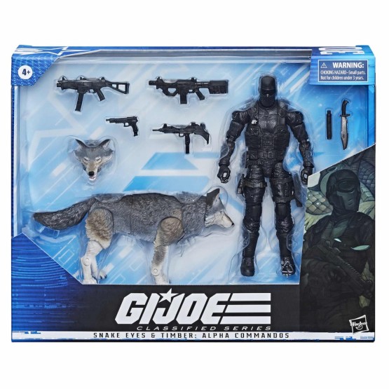 Snake Eyes & Timber: Alpha Commandos  Calssified Series 30 pack figura 15 cm