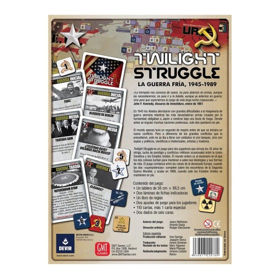 Twilight Struggle: La Guerra fría, 1945-1989