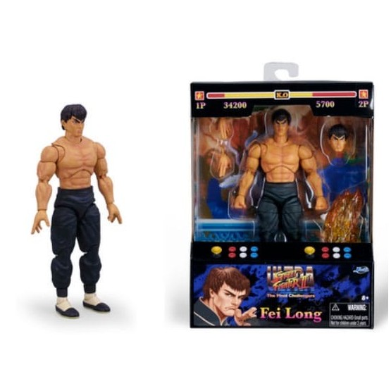 Fei Lomg Ultra Stret Fighter II:the Final Challengers figura 15 cm