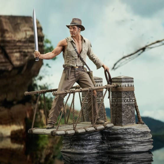 Indiana Jones Bridge Escape PVC diorama 28 cm