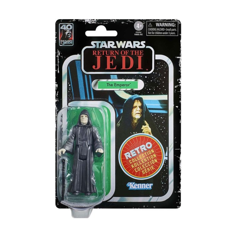 The Emperor SW: Return of the Jedi retro collection figura 10 cm