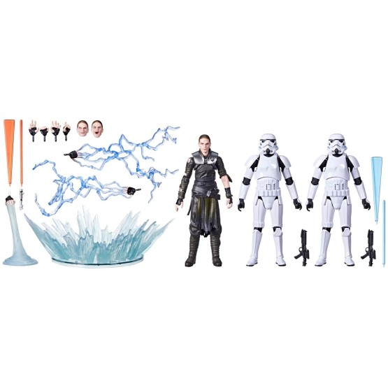 Starkiller & Stormtroopers Fantasy Scene The Force Unleashed The Black series fig 15 cm