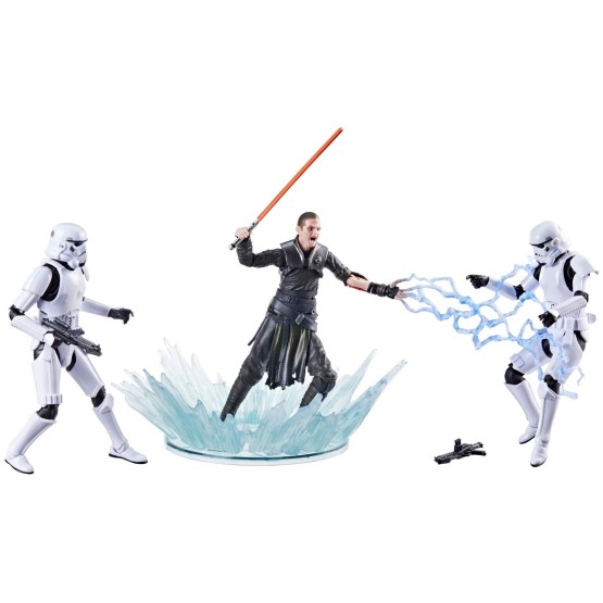 Starkiller & Stormtroopers Fantasy Scene The Force Unleashed The Black series fig 15 cm