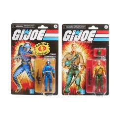 Duke Vs. Cobra Commander G.I. Joe retro Collection re-issuePack 2 figuras 9.5 cm
