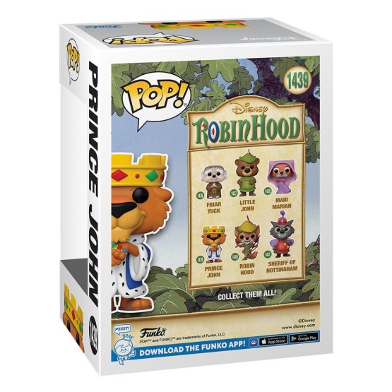 Funko POP! 1439 Prince John (Robin Hood)