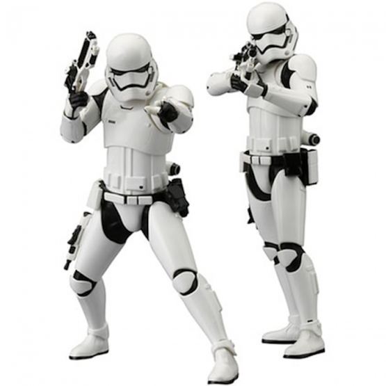 First Order Stormtrooper Pack firmada por David M. Santana KOTOBUKIYA ARTFX+