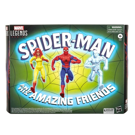Spider-Man and his Amazing Friends Marvel Legends pack 3 figuras 15 cm