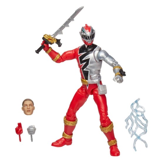 Dino Fury Red Ranger Lightning Collection figura 15 cm