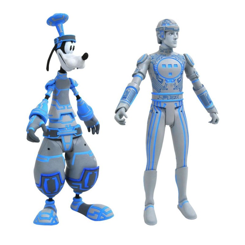 Goofy & Tron Kingdom Hearts Select Pack 2 figuras 18 cm