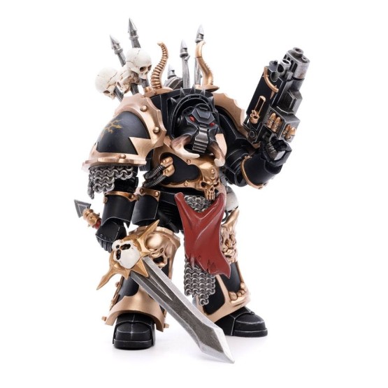 Warhammer 40k Figura 1/18 Black Legion Brother Gnarl 17 cm