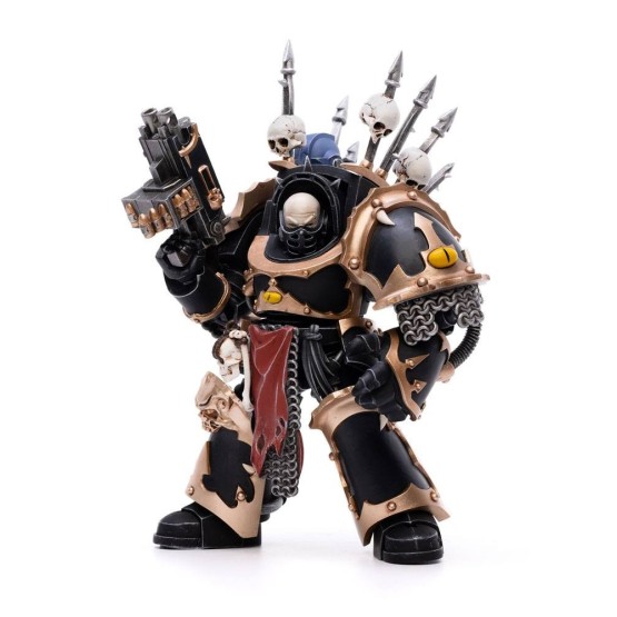 Warhammer 40k Figura 1/18 Black Legion Brother Bathalorr 17 cm