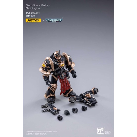 CHAOS SPACE MARINE E-05 FIGURA 12 CM 1/18 WARHAMMER 40K JT2252