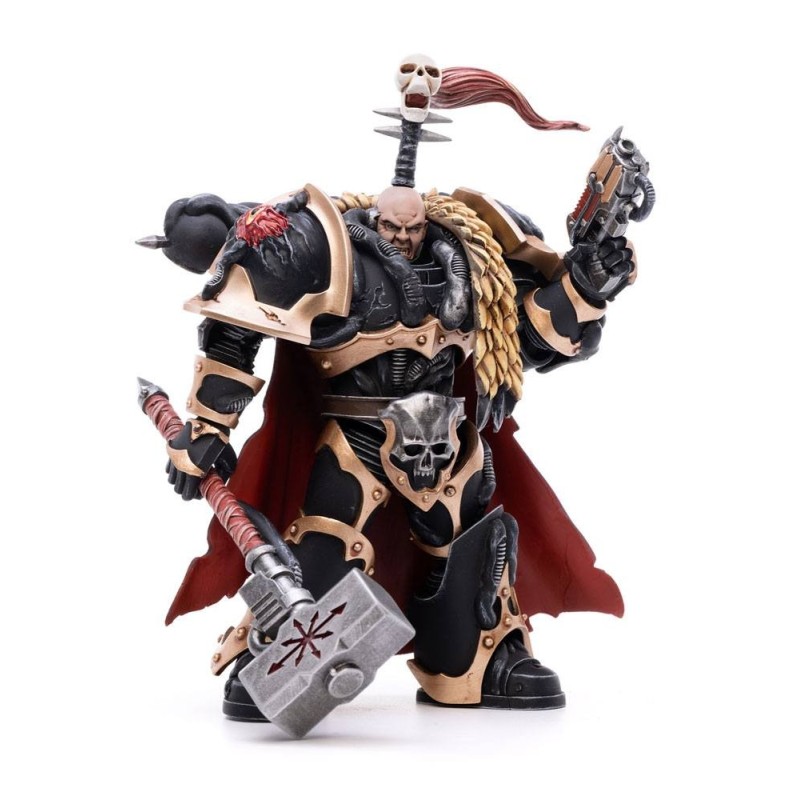 Warhammer 40k Figura 1/18 Black Legion Chaos Lord Khalos the Ravager 16 cm