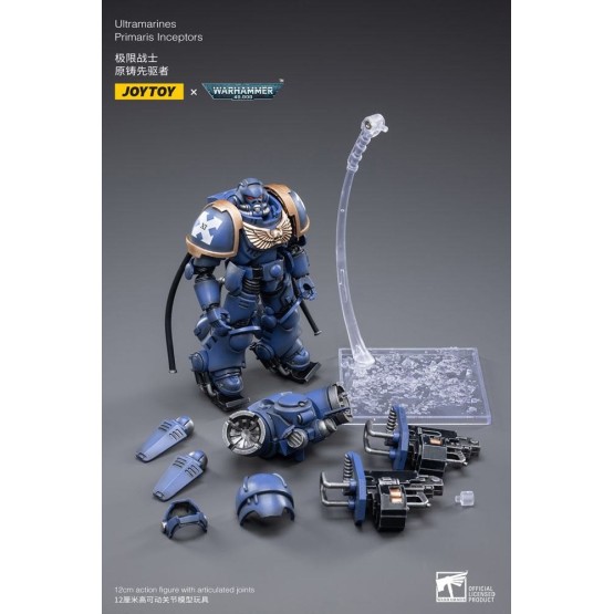 Warhammer 40k Pack de 3 Figuras 1/18 Ultramarines Primaris Inceptors 12 cm