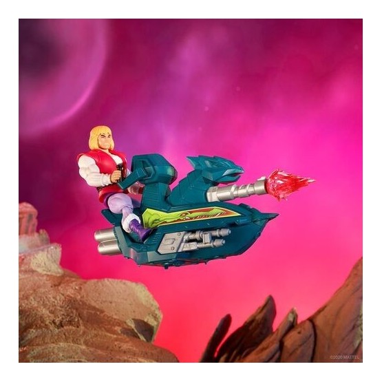 FIGURA MASTER OF THE UNIVERSE ORIGINS PRINCE ADAM SKY SLED