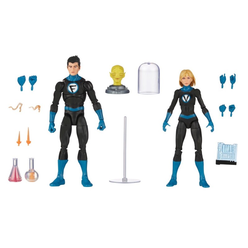 Frankilin Richards & Valeria Richards Marvel Legends Fantastic Four pack 2 figuras 15 cm