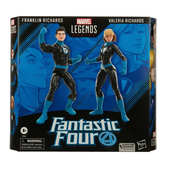 Frankilin Richards & Valeria Richards Marvel Legends Fantastic Four pack 2 figuras 15 cm