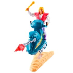 Prince Adam Sky Sled Master of the Universe Origins figura 15 cm y vehículo