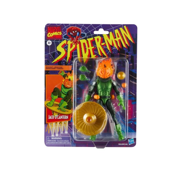 Jack o'Lantern Marvel Legends retro Spider-Man figura 15 cm