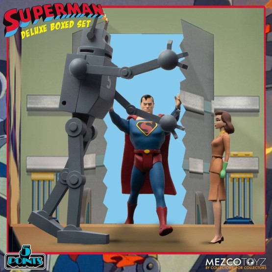Superman The Mechanical Monster (1941) Deluxe Boxed Set 10 cm