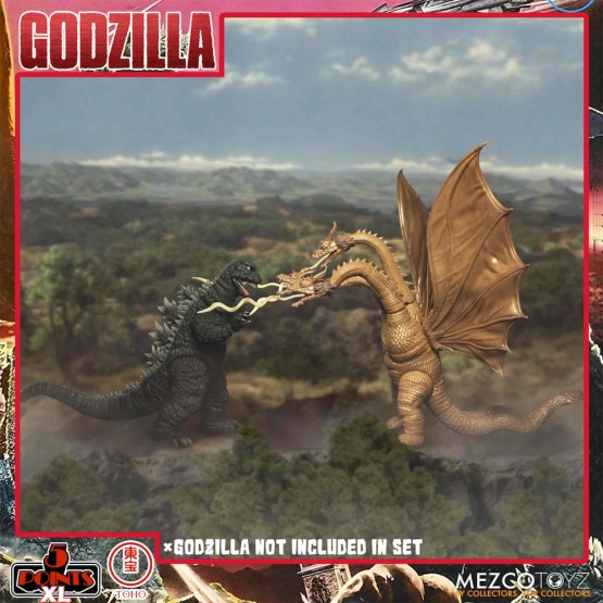 Godzilla 1968 5 Points  XL deluxe box 2  pack 4 figuras  12 cm