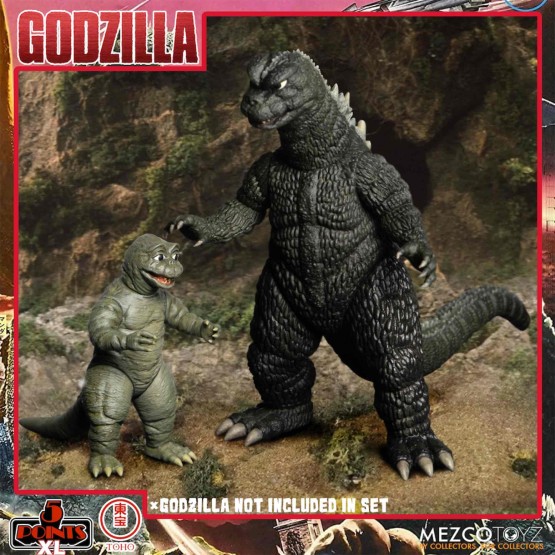 Godzilla 1968 5 Points  XL deluxe box 2  pack 4 figuras  12 cm