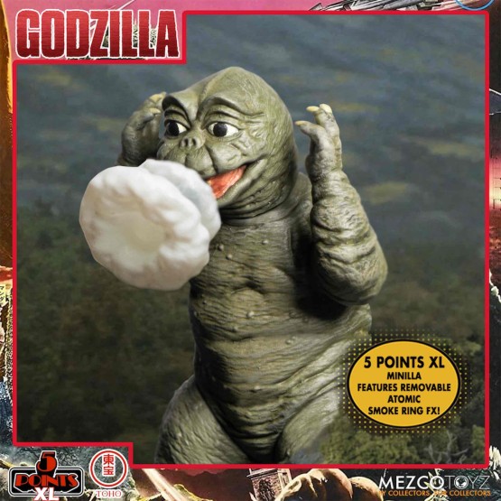 Godzilla 1968 5 Points  XL deluxe box 2  pack 4 figuras  12 cm