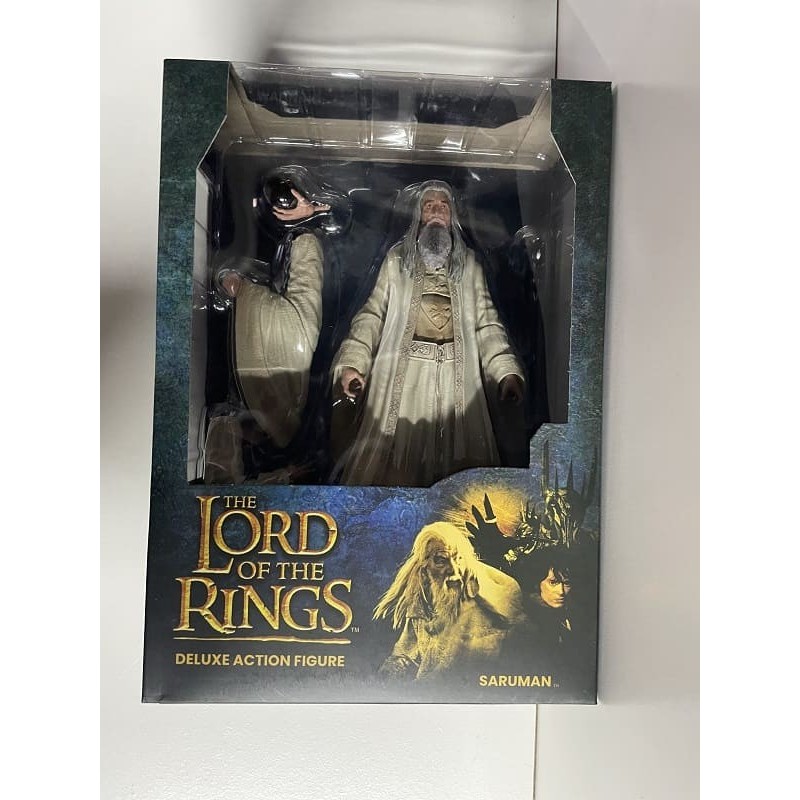 Saruman Deluxe Action Figure S6 El Señor de los Anillos figura 18 cm